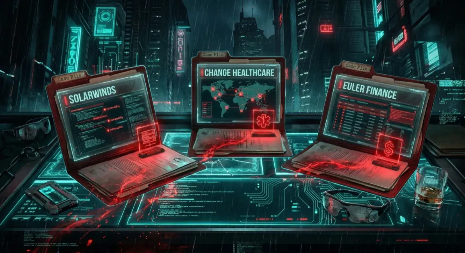 Case files of organizations that were compliant but still breached