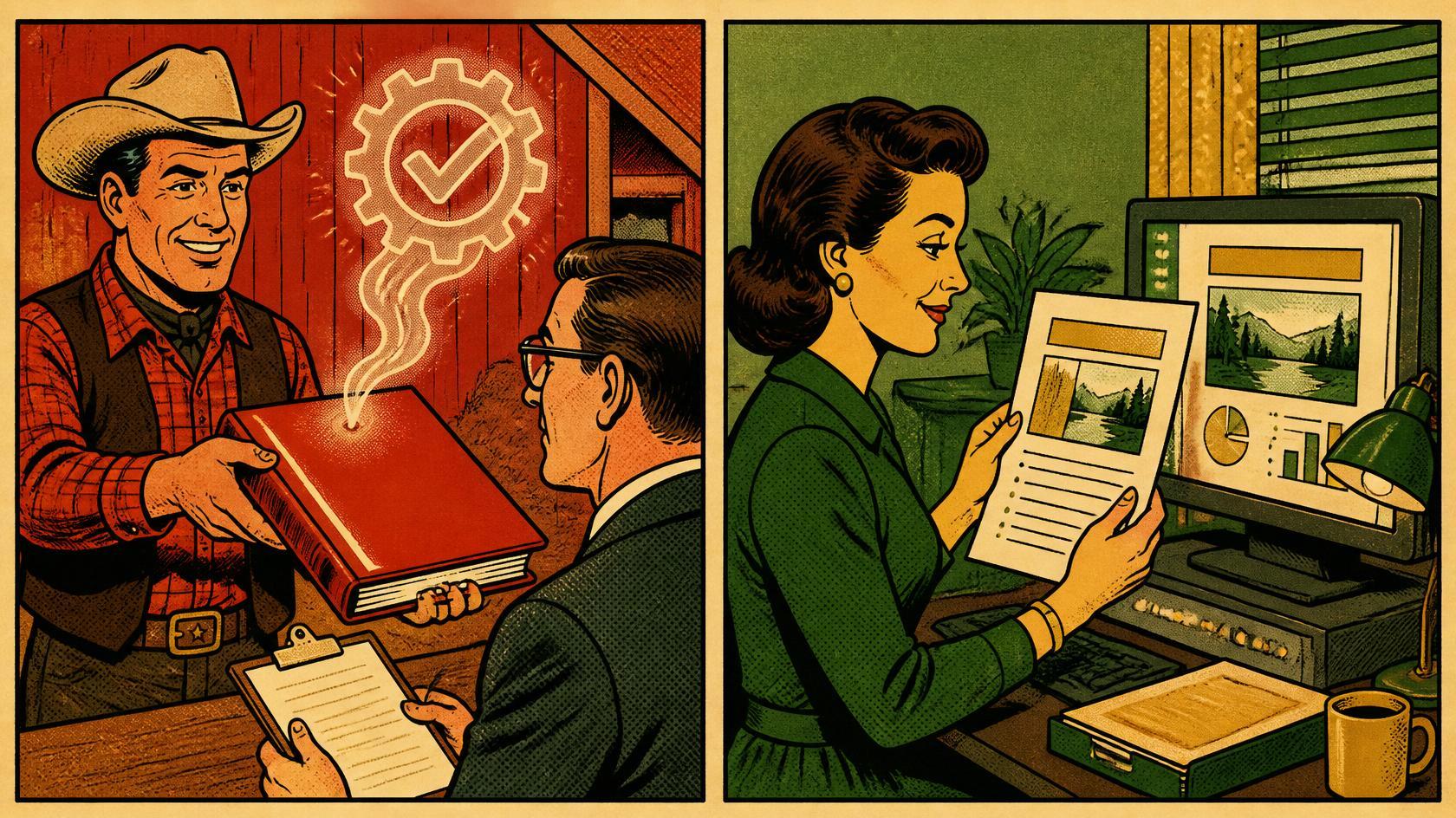 AI hallucination in GRC: Carl ships a hallucinated control in his SSP while Carol verifies evidence first