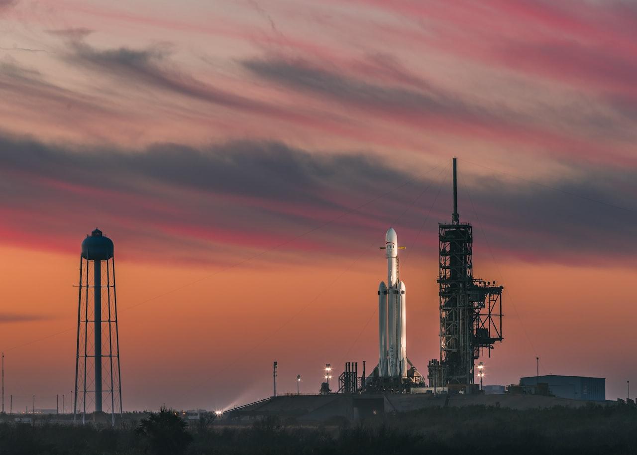 SpaceX Falcon Heavy at launch pad — Accelerated timelines